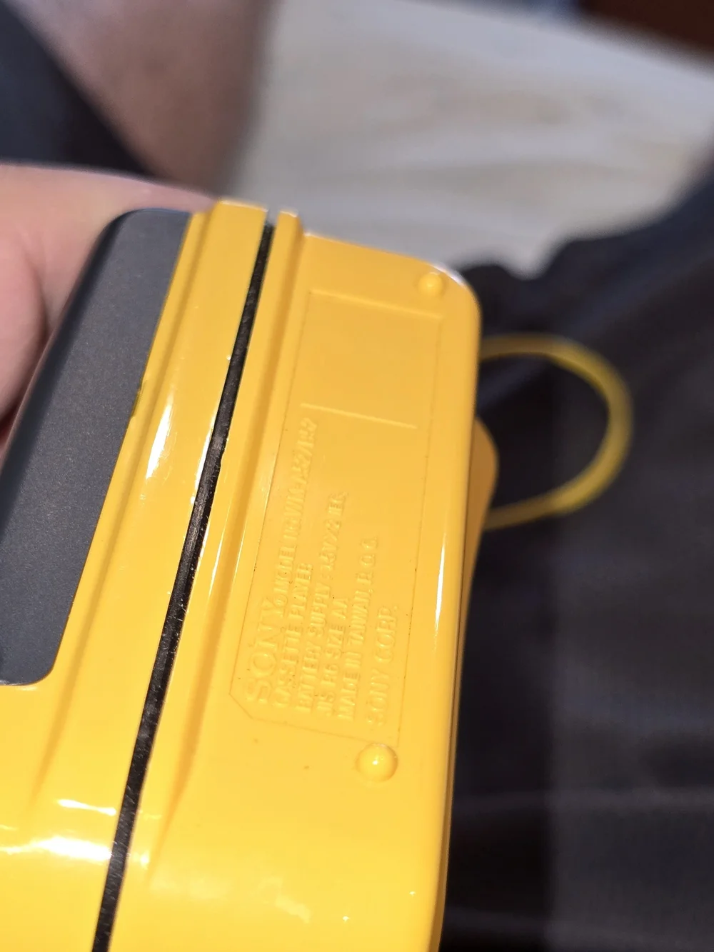 Sony Yellow and Blue Sports Walkman WM-A52 Portable Cassette Player